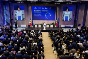 Maia Sandu, mesaj pentru investitorii europeni: „Când investiți în Moldova, investiți într-o țară al cărei viitor este ancorat în Europa”